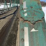 Avis de recherche des plaques du pont de fer